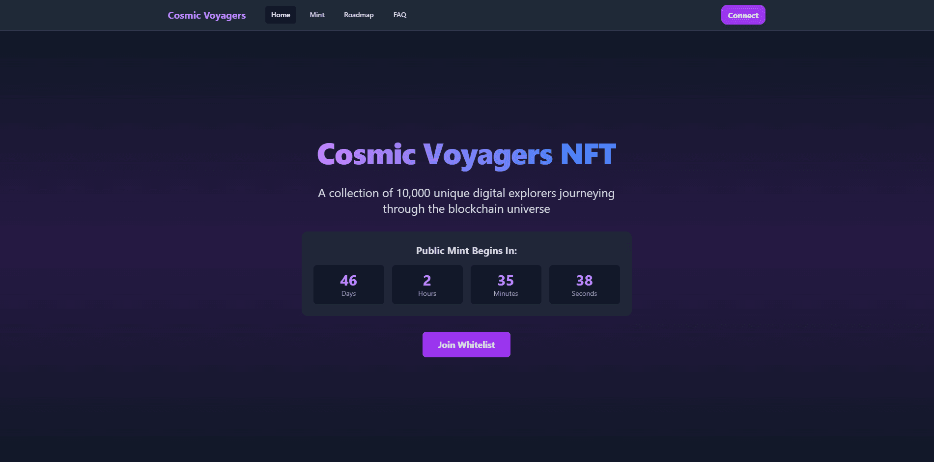 Cosmic Voyagers NFT Project