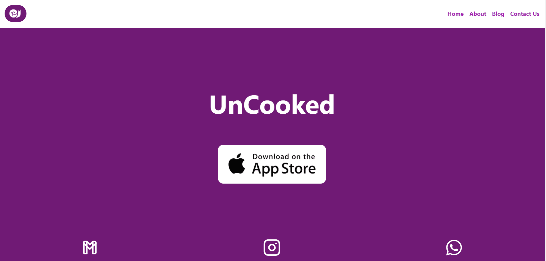 Uncooked - Web App