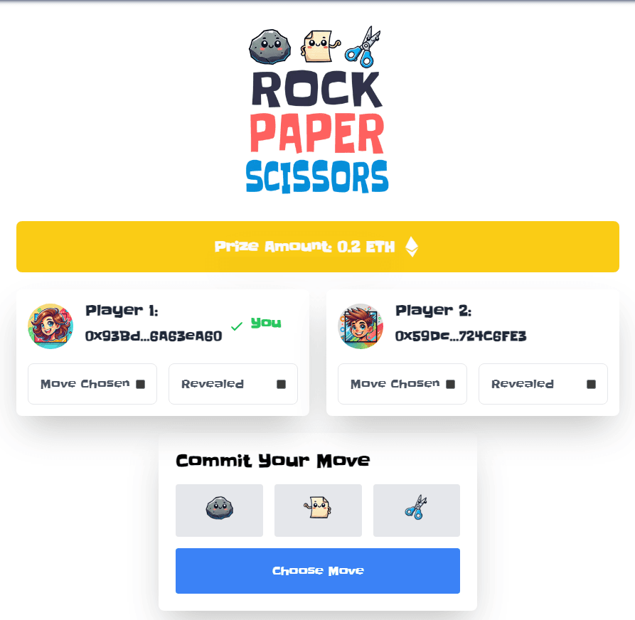 Rock Paper Scissors Game On-Chain